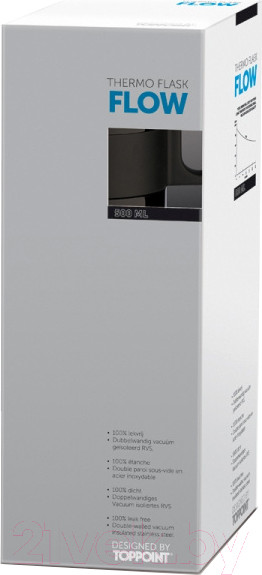 Изображение товара Термос для напитков Toppoint Flow 98784BL (500мл)