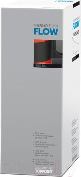Изображение товара Термос для напитков Toppoint Flow 98784RE (500мл)