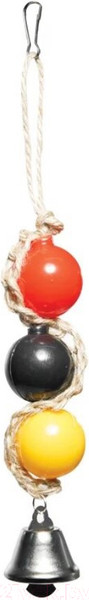Изображение товара Игрушка для птиц Triol Шарики с колокольчиком 083KX / 52181049