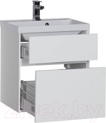 Изображение товара Тумба под умывальник Aquanet Латина 60 / 179934 (с 2 ящиками)