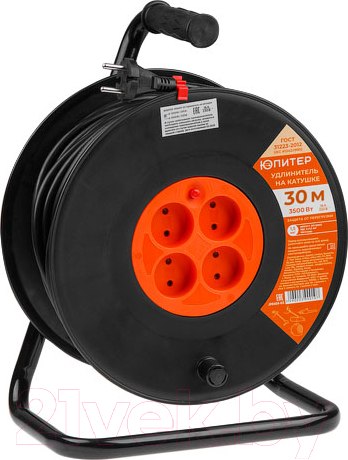 Изображение товара Удлинитель на катушке Юпитер JP8403-01