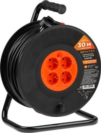 Изображение товара Удлинитель на катушке Юпитер JP8404-01