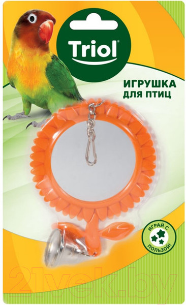 Изображение товара Игрушка для птиц Triol Подсолнух BR34 / 52181016