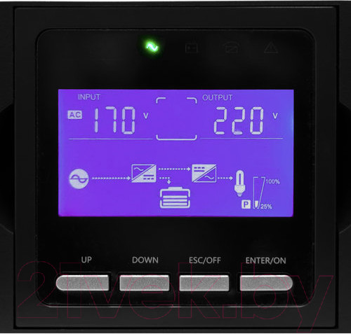 Изображение товара ИБП PowerMan Online 3000 RT 2U (6135034)