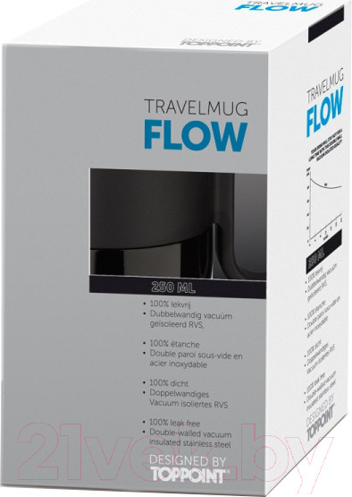 Изображение товара Термокружка Toppoint Flow 98780BL (250мл)