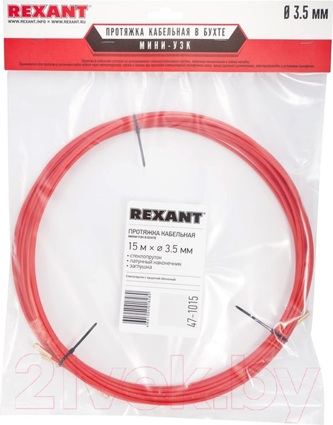 Изображение товара Протяжка кабельная Rexant 47-1015 (красный)