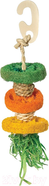 Изображение товара Игрушка для птиц Triol Разноцветные дольки / 52171049