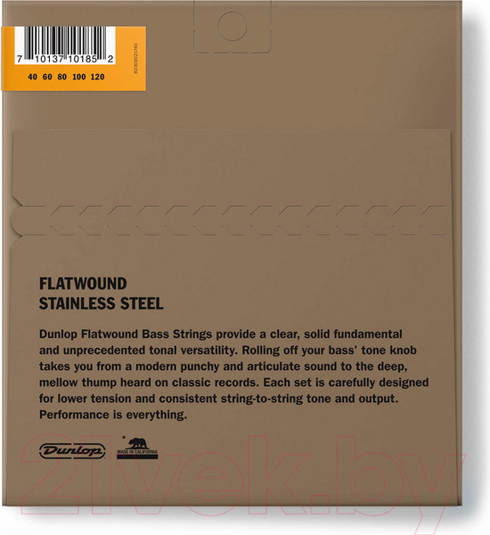 Изображение товара Струны для бас-гитары Dunlop Manufacturing DBFS40120 40-120