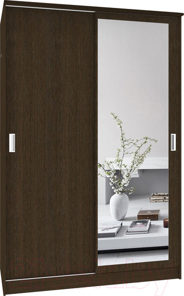 Изображение товара Шкаф-купе Кортекс-мебель Лагуна ШК02-01 (венге)