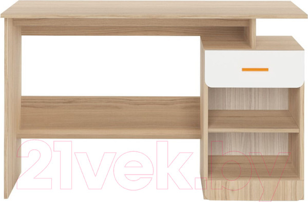 Изображение товара Письменный стол Аквилон Кот №17 (туя светлая/белый)