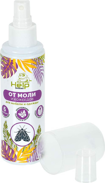 Изображение товара Спрей от насекомых Help Антимоль / 80306 (125мл)