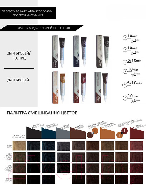 Изображение товара Краска для бровей Thuya Черный (14мл)