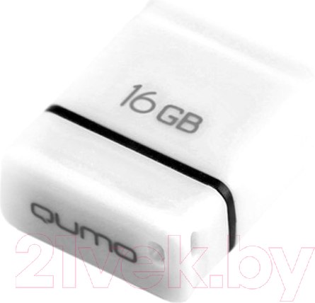 Изображение товара USB flash накопитель Qumo Nano 16GB White / QM16GUD-NANO-W