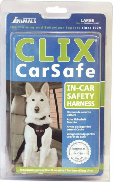 Изображение товара Ремень безопасности для собак Halti Clix CarSafe LC03 (L, черный)