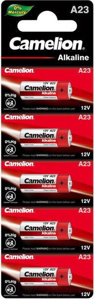 Изображение товара Комплект батареек Camelion A23-BP5 Mercury Free