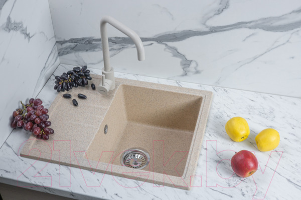 Изображение товара Мойка кухонная БелЭворс Mila R (темно-бежевый)