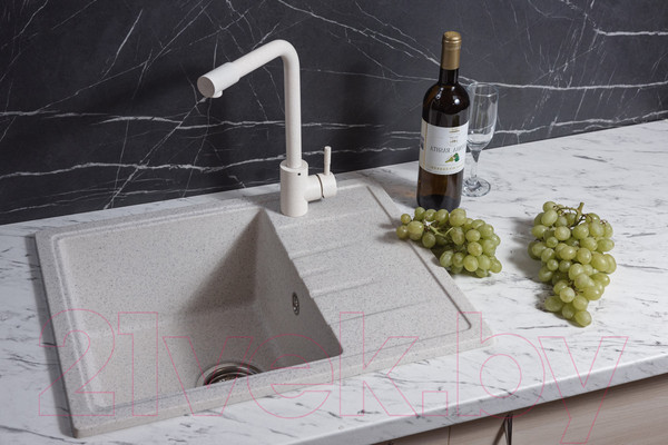 Изображение товара Мойка кухонная БелЭворс Mila L (олово)