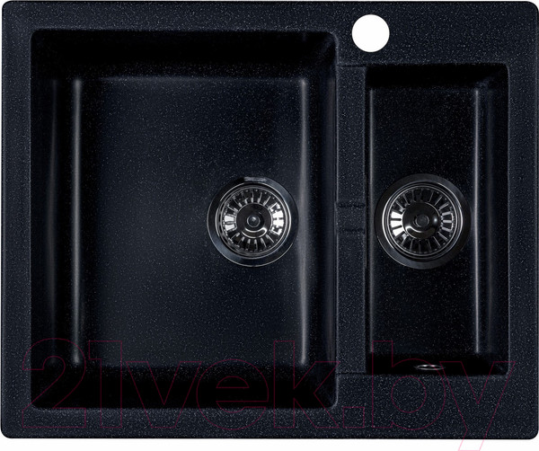 Изображение товара Мойка кухонная БелЭворс Duet L (черный)