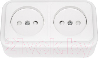 Изображение товара Розетка Bylectrica Пралеска РА16-273 (белый)