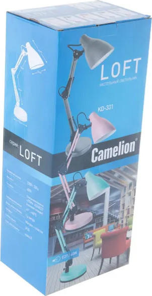 Изображение товара Настольная лампа Camelion KD-331 C01 / 12790 (белый)