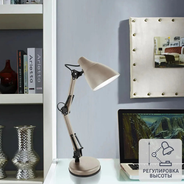 Изображение товара Настольная лампа Camelion KD-331 C26 / 13873 (тауп)