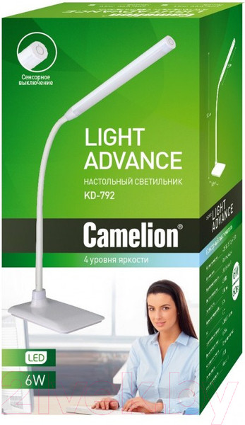 Изображение товара Настольная лампа Camelion KD-792 C01 / 12488 (белый)
