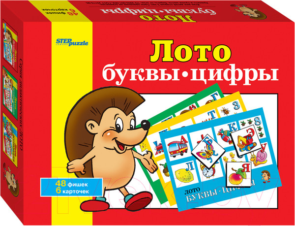 Изображение товара Развивающая игра Step Puzzle Буквы и цифры / 80301