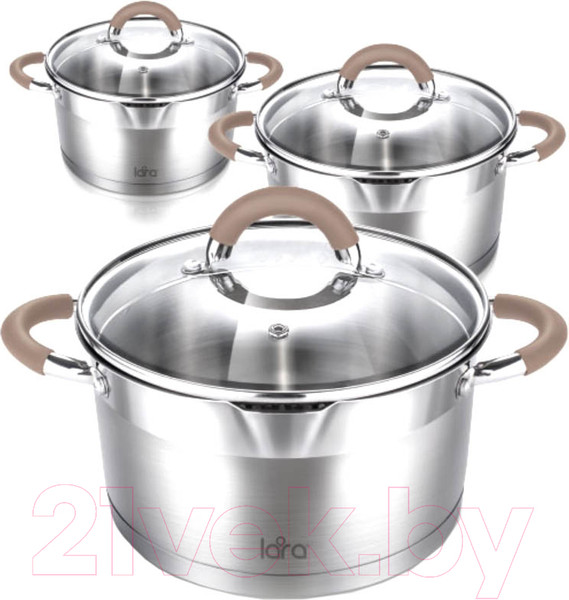 Изображение товара Набор кастрюль Lara LR02-119
