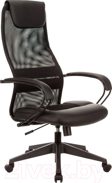 Изображение товара Кресло офисное Бюрократ CH-608 TW-01 TW-11 (сетка черный/искусственная кожа)
