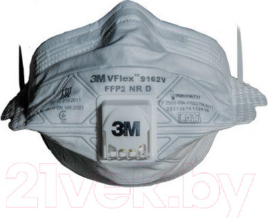 Изображение товара Респиратор 3M VFlex FFP2 9162