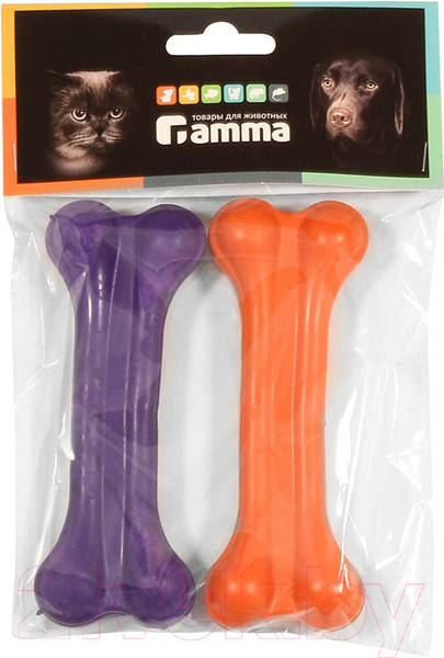 Изображение товара Игрушка для собак Gamma Кость литая №3 / 12192007 (2шт)