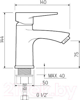 Изображение товара Смеситель РМС SL141-001F