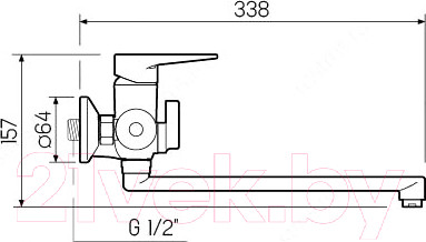 Изображение товара Смеситель РМС SL141-006E