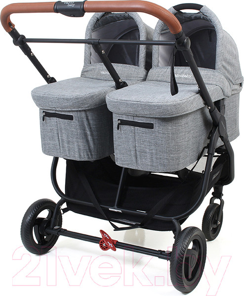 Изображение товара Люлька-модуль для коляски Valco Baby External Bassinet Snap Duo Trend (Grey Marle)