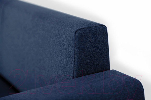 Изображение товара Диван угловой Мебель-Парк Торонто 1 Evolution 12 Navy рогожка (темно-синий)