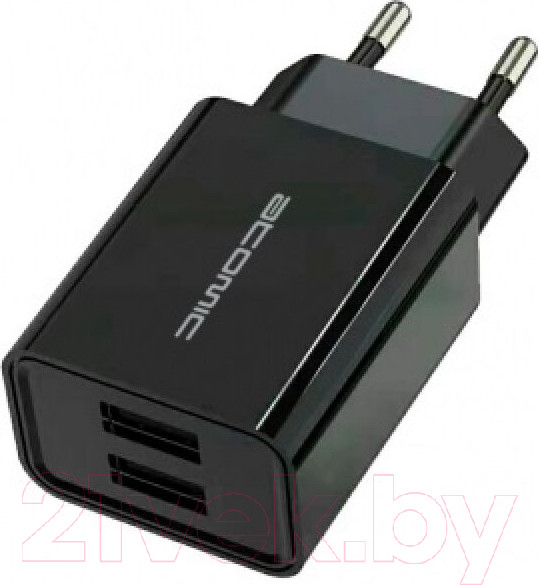 Изображение товара Зарядное устройство сетевое Atomic U400 (черный, с кабелем microUSB)