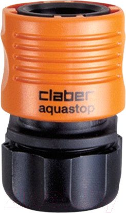 Изображение товара Соединитель для шланга Claber Aquastop 1/2” (8602)