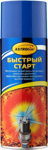Изображение товара Быстрый запуск двигателя ASTROhim Ас-117 (520мл)