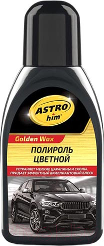 Изображение товара Полироль для кузова ASTROhim Color Wax черный / Ас-281 (250мл)