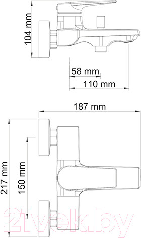 Изображение товара Смеситель Wasserkraft Lopau 3201