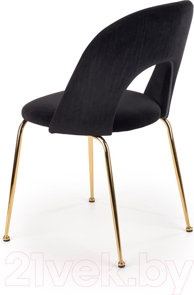 Изображение товара Стул Halmar K385 (черный/золото)