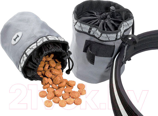 Изображение товара Поводок-пояс Ferplast Ergocomfort Free Time с сумочкой для аксессуаров / 75526917