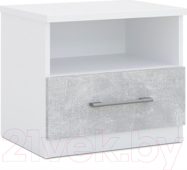 Изображение товара Комплект прикроватных тумб Империал Аврора (белый/ателье светлый)