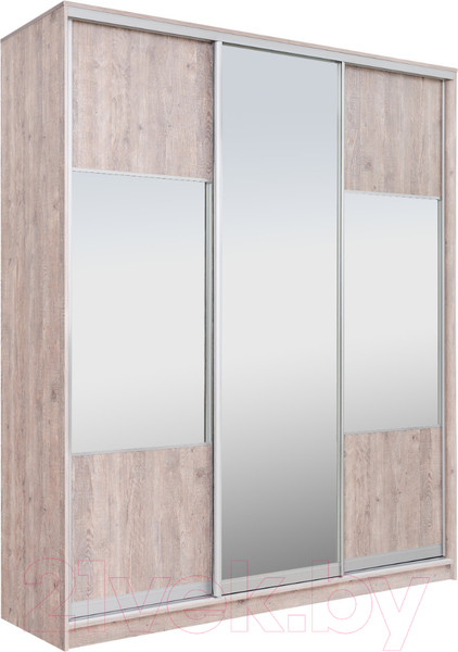 Изображение товара Шкаф-купе Рэйгрупп 233450 SSX Elgon РГ-07.06 (сосна натуральная/хром)