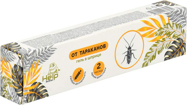 Изображение товара Гель от насекомых Help В шприце инсектицидный 80272 (30г)