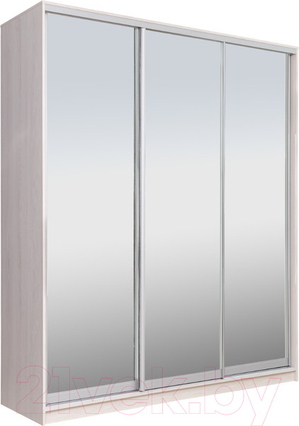 Изображение товара Шкаф-купе Рэйгрупп 176450 YYX Elgon РГ-03.04 (ясень снежный/хром)