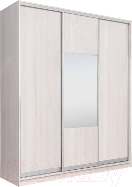 Изображение товара Шкаф-купе Рэйгрупп 176450 YYX Elgon РГ-03.05 (ясень снежный/хром)