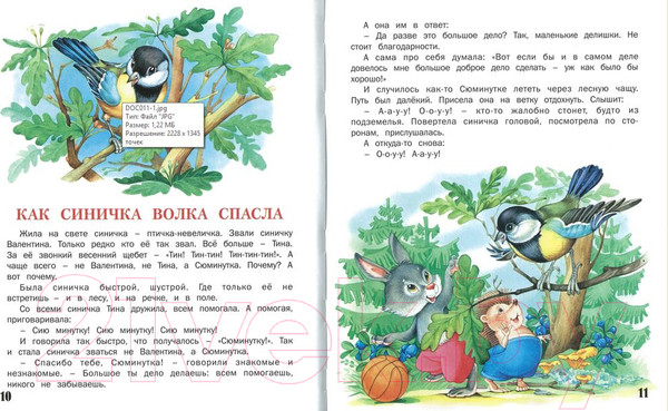 Изображение товара Книга Русич Как синичка волка спасла (Карганова Е., Агинская Е.)