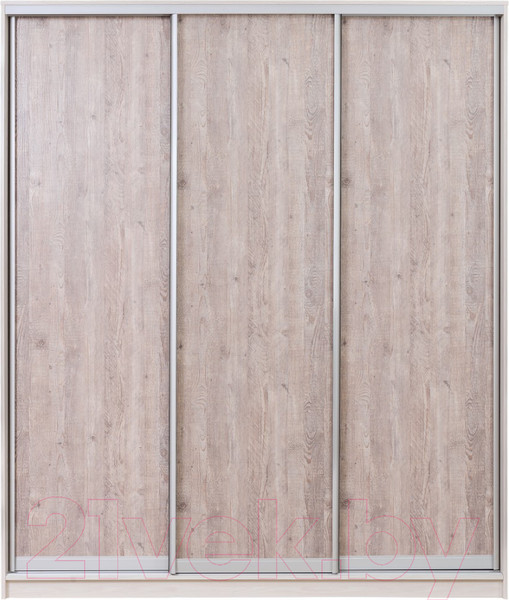 Изображение товара Шкаф-купе Рэйгрупп 203450 YSX Elgon РГ-02.03 (ясень снежный/сосна натуральная/хром)