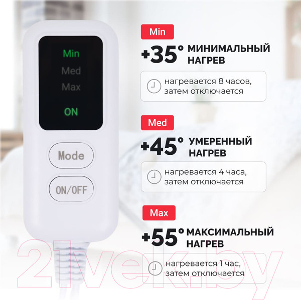 Изображение товара Электроодеяло EcoSapiens Blanket ES-411